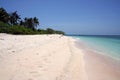 white beach desert island background philippines Royalty Free Stock Photo