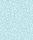 Turquoise seamless leaves wallpaper Royalty Free Stock Photo