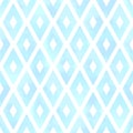 Turquoise Seamless Pattern Vector with Geometric Rhombus Shapes and White Background Royalty Free Stock Photo
