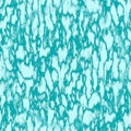 Turquoise seamless texture. Aquamarine abstraction with blurred patterns. Bends, vertical cracks. Marble texture