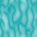 Turquoise seamless texture. Aquamarine abstraction with blurred patterns. Curves, vertical lines. Liquid texture