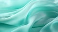 Turquoise Silk Background With Swirling Blue And White Patterns Royalty Free Stock Photo