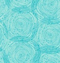 Turquoise spiral pattern