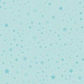 Turquoise stars pattern on light blue background.