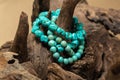 The Turquoise stone bracelet Royalty Free Stock Photo