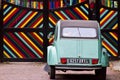 Turquoise Vintage Citroen