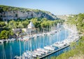 Turquoise water of Calanque Port Miou, near Cassis