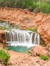 Little Navajo Falls in Havasu Canyon Royalty Free Stock Photo