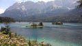 Turquoise Water, Lake Eibsee Germany Royalty Free Stock Photo