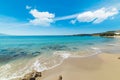 Turquoise water in Le Bombarde beach in Alghero Royalty Free Stock Photo