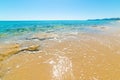 Turquoise water in Piscina Rei beach in Sardinia Royalty Free Stock Photo