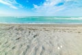 Turquoise water in Siesta Key beach Royalty Free Stock Photo