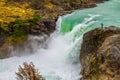 The turquoise waterfall Salto Grande