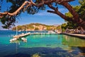 Turquoise waterfront of Cavtat view