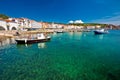 Turquoise waterfront of town Senj