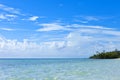 Turquoise waters of bahamas
