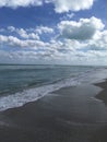 Turquoise waters of the Gulf of Mexico in Florida Royalty Free Stock Photo