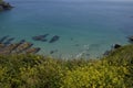 Turquoise Waters at Housel Bay, The Lizard, Cornwall Royalty Free Stock Photo