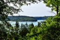 Lac De Vouglans, The Jura, Eastern France Royalty Free Stock Photo