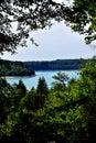 Lac De Vouglans, The Jura, Eastern France Royalty Free Stock Photo