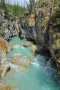 Kootenay National Park, Marble Canyon in the Canadian Rocky Mountains, British Columbia, Canada Royalty Free Stock Photo