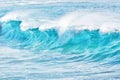 Turquoise waves at Sandy Beach, Hawaii Royalty Free Stock Photo