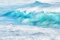 Turquoise waves at Sandy Beach, Hawaii Royalty Free Stock Photo