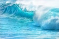 turquoise waves at Sandy Beach, Hawaii Royalty Free Stock Photo
