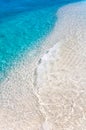 Turquoise and white water Royalty Free Stock Photo