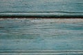 Turquoise Wood background - painted wooden planks for desk table wall or floor Royalty Free Stock Photo