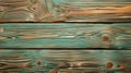 Turquoise wood texture. Abstract background for design. Generative AI Royalty Free Stock Photo