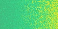 Turquoise Yellow Pixilated Gradient Background