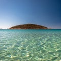 Turredda beach, Sardinia, in a summer day