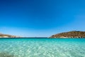 Turredda beach, Sardinia, in a summer day