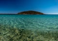 Turredda beach, Sardinia, in a summer day