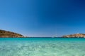 Turredda beach, Sardinia, in a summer day