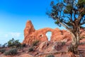 Turret Arch Arches National Park Royalty Free Stock Photo