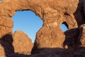 Turret Arch Arches National Park Scenic Landscape Royalty Free Stock Photo