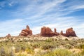 Turret Arch in Arches National Park, Utah Royalty Free Stock Photo