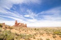 Turret Arch in Arches National Park, Utah Royalty Free Stock Photo