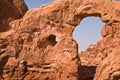 Turret arch, Arches National park, Utah Royalty Free Stock Photo