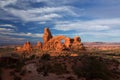 Turret Arch in Arches National Park, Utah, USA at sunrise Royalty Free Stock Photo
