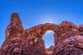 Turret Arch Canyon Windows Section Arches National Park Moab Utah Royalty Free Stock Photo