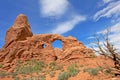 Turret Arch at Arches National Park in Utah, USA Royalty Free Stock Photo