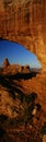 Turret Arch through North Window Royalty Free Stock Photo