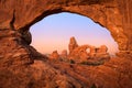 Turret Arch Through North Window Royalty Free Stock Photo