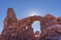 Turret Arch Canyon Windows Section Arches National Park Moab Utah Royalty Free Stock Photo