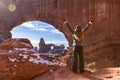 Turret Arch thru North Window Royalty Free Stock Photo