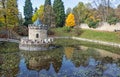 Turret in Bojnice, Slovakia, autumn park Royalty Free Stock Photo