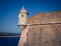 Turret fort in Lagos Portugal Royalty Free Stock Photo